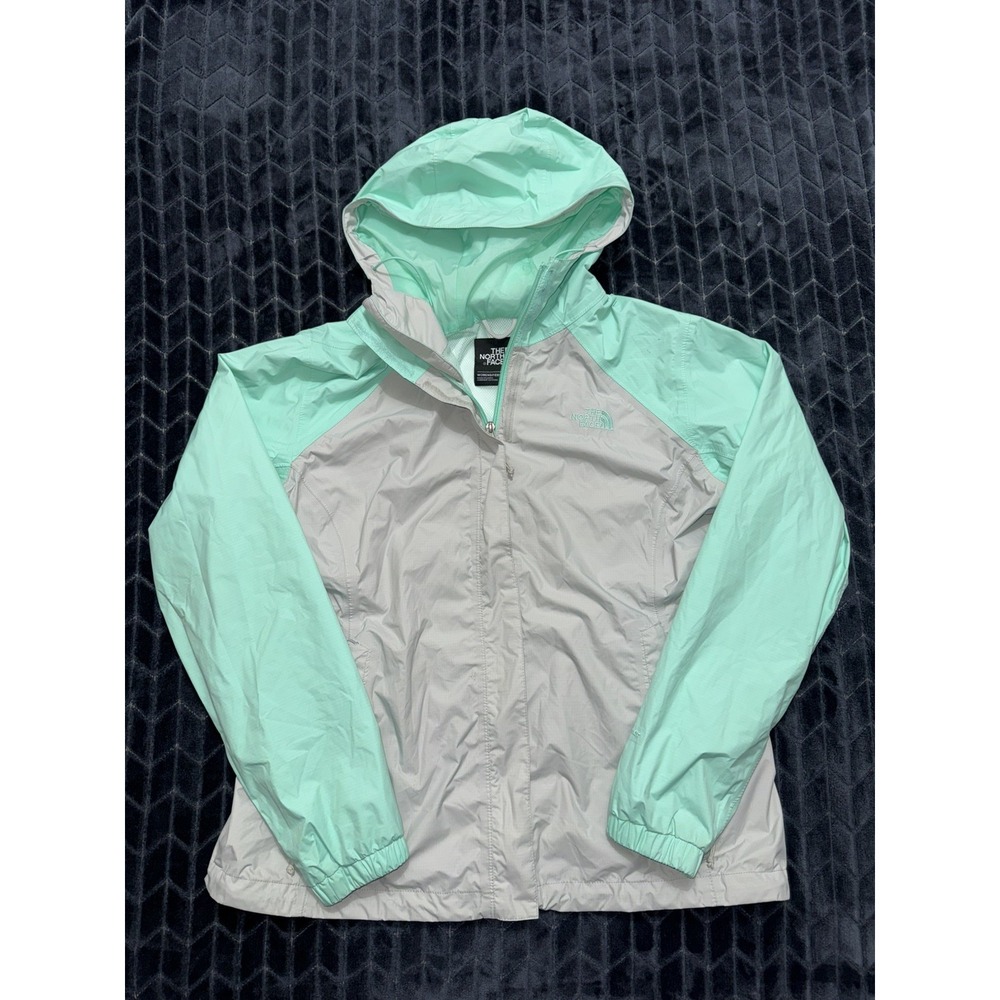 The North Face Resolve Jacket Hooded DryVent Packable Waterproof Sz Large